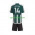 Completo da calcio Bambini Manchester United Eriksen 14 Maglia Seconda 2023-2024 Manica Corta