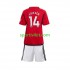Completo da calcio Bambini Manchester United Eriksen 14 Maglia Prima 2023-2024 Manica Corta