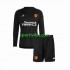 Completo da calcio Bambini Manchester United Portiere Maglia Terza 2023-2024 Manica Lunga