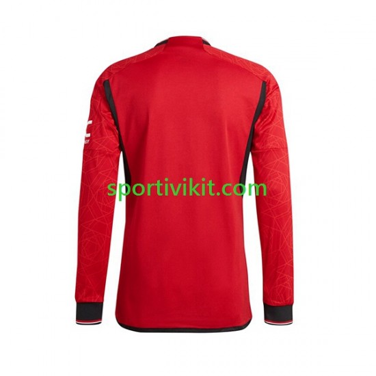Manchester United Uomo Maglia Prima 2023-2024 Manica Lunga