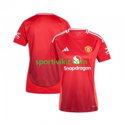 Manchester United Rosso Donna Maglia Prima 2024-2025 Manica Corta
