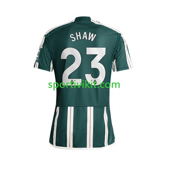 Manchester United Luke Shaw 23 Uomo Maglia Seconda 2023-2024 Manica Corta