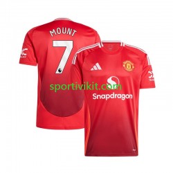 Manchester United Mason Mount 7 Rosso Uomo Maglia Prima 2024-2025 Manica Corta