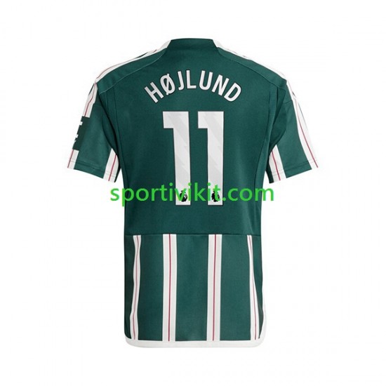 Manchester United Rasmus Hojlund 11 Uomo Maglia Seconda 2023-2024 Manica Corta Manchester United Rasmus Hojlund 11 Uomo Maglia Seconda 2023-2024 Manica Corta