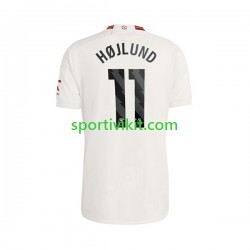 Manchester United Rasmus Hojlund 11 Uomo Maglia Terza 2023-2024 Manica Corta