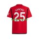 Manchester United Sancho 25 Uomo Maglia Prima 2023-2024 Manica Corta Manchester United Sancho 25 Uomo Maglia Prima 2023-2024 Manica Corta
