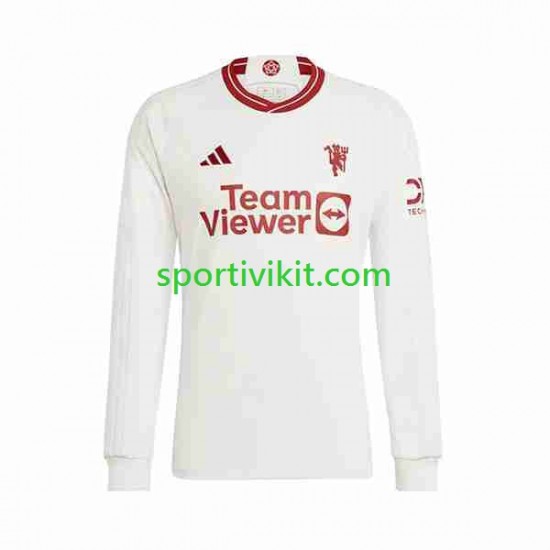 Manchester United Uomo Maglia Terza 2023-2024 Manica Lunga Manchester United Uomo Maglia Terza 2023-2024 Manica Lunga