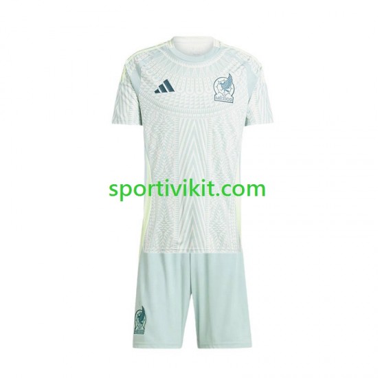 Completo da calcio Bambini Messico Copa America Maglia Seconda 2024 Manica Corta Completo da calcio Bambini Messico Copa America Maglia Seconda 2024 Manica Corta