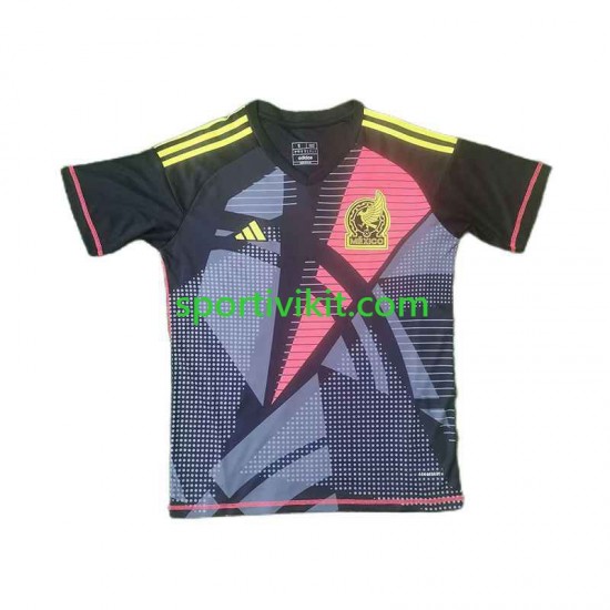 Messico Portiere Copa America Nero Uomo Maglia Prima 2024 Manica Corta