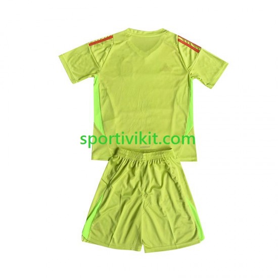 Completo da calcio Bambini Messico Portiere Maglia Seconda 2024 Manica Corta