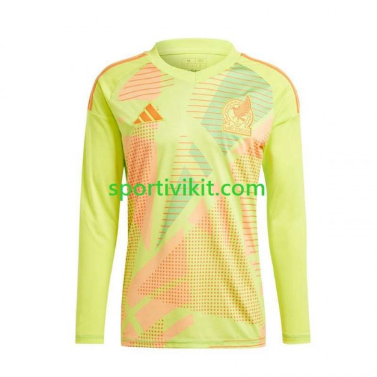 Messico Portiere Giallo Uomo Maglia Seconda Euro 2024 Manica Lunga Messico Portiere Giallo Uomo Maglia Seconda Euro 2024 Manica Lunga