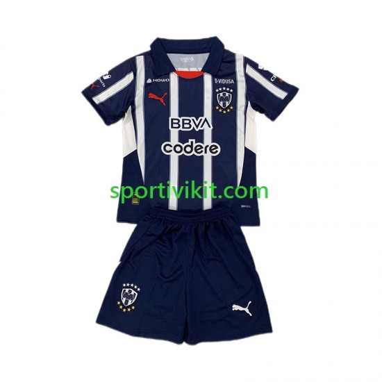 Completo da calcio Bambini Monterrey Maglia Prima 2024-2025 Manica Corta Completo da calcio Bambini Monterrey Maglia Prima 2024-2025 Manica Corta