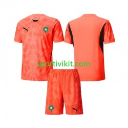 Completo da calcio Bambini Marocco Portiere Maglia Prima 2024 Manica Corta