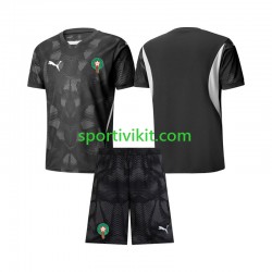 Completo da calcio Bambini Marocco Portiere Maglia Terza 2024 Manica Corta