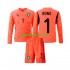 Completo da calcio Bambini Marocco Portiere Yassine Bounou 1 Maglia Prima 2024 Manica Lunga