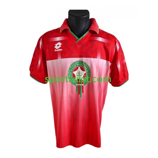 Marocco Retro 1994 Uomo Maglia Prima Manica Corta Marocco Retro 1994 Uomo Maglia Prima Manica Corta