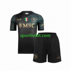 Completo da calcio Bambini Napoli Maglia Terza 2023-2024 Manica Corta