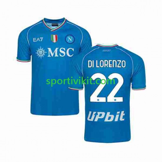 Napoli DI LORENZO 22 Uomo Maglia Prima 2023-2024 Manica Corta