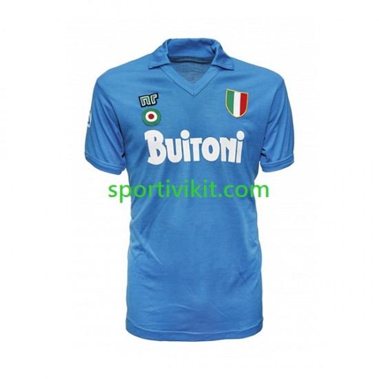 Napoli Retro 1987 1988 Uomo Maglia Prima Manica Corta Napoli Retro 1987 1988 Uomo Maglia Prima Manica Corta
