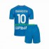Completo da calcio Bambini Napoli Maradona 10 Maglia Prima 2023-2024 Manica Corta