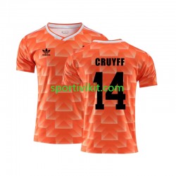 Paesi Bassi Cruyff 14 Retro 1988 Uomo Maglia Prima Manica Corta