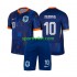 Completo da calcio Bambini Paesi Bassi Memphis Depay 10 Maglia Seconda Euro 2024 Manica Corta