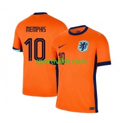 Paesi Bassi Memphis Depay 10 Uomo Maglia Prima Euro 2024 Manica Corta