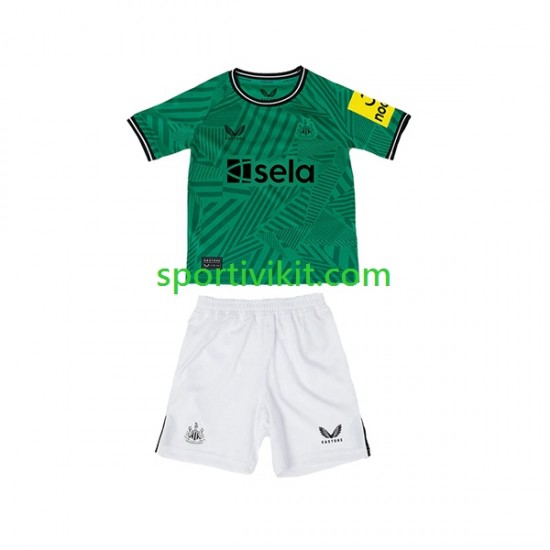 Completo da calcio Bambini Newcastle United Maglia Seconda 2023-2024 Manica Corta