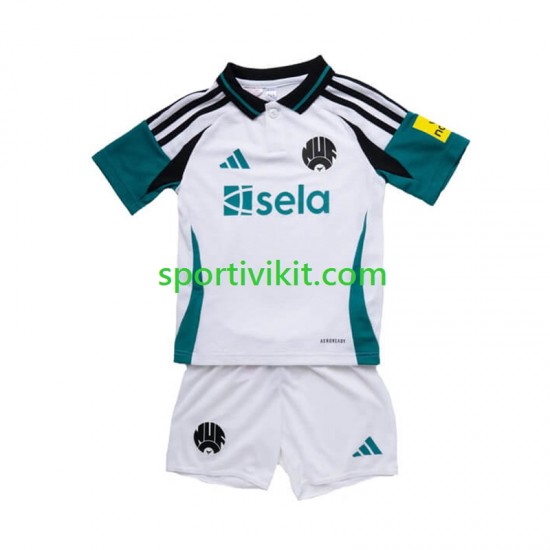 Completo da calcio Bambini Newcastle United Maglia Terza 2024-2025 Manica Corta Completo da calcio Bambini Newcastle United Maglia Terza 2024-2025 Manica Corta