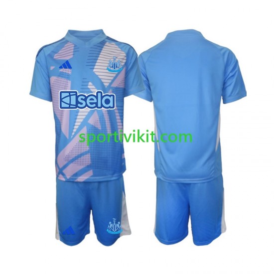 Completo da calcio Bambini Newcastle United Portiere Maglia Seconda 2024-2025 Manica Corta Completo da calcio Bambini Newcastle United Portiere Maglia Seconda 2024-2025 Manica Corta