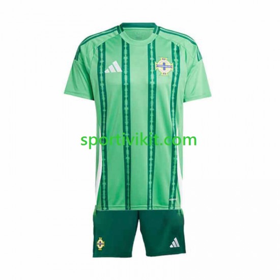 Completo da calcio Bambini Irlanda Northern Maglia Prima 2024 Manica Corta Completo da calcio Bambini Irlanda Northern Maglia Prima 2024 Manica Corta