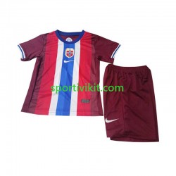 Completo da calcio Bambini Norvegia Maglia Prima 2024 Manica Corta