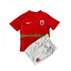 Completo da calcio Bambini Norvegia HAALAND 9 2022 Maglia Prima Manica Corta