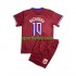 Completo da calcio Bambini Norvegia Martin Odegaard 8 Maglia Prima 2024 Manica Corta