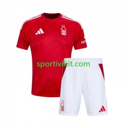 Completo da calcio Bambini Nottingham Forest Maglia Prima 2024-2025 Manica Corta