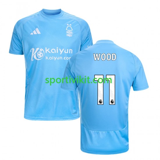 Nottingham Forest Chris Wood 11 Uomo Maglia Terza 2024-2025 Manica Corta