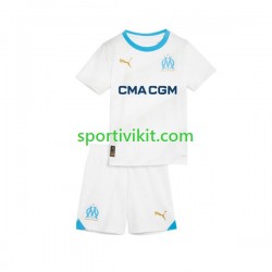 Completo da calcio Bambini Olympique de Marseille Maglia Prima 2023-2024 Manica Corta