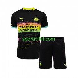 Completo da calcio Bambini PSV Eindhoven Maglia Seconda 2024-2025 Manica Corta