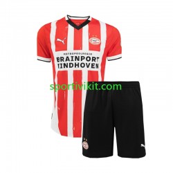 Completo da calcio Bambini PSV Eindhoven Maglia Prima 2024-2025 Manica Corta