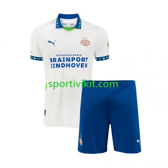 Completo da calcio Bambini PSV Eindhoven Maglia Terza 2024-2025 Manica Corta