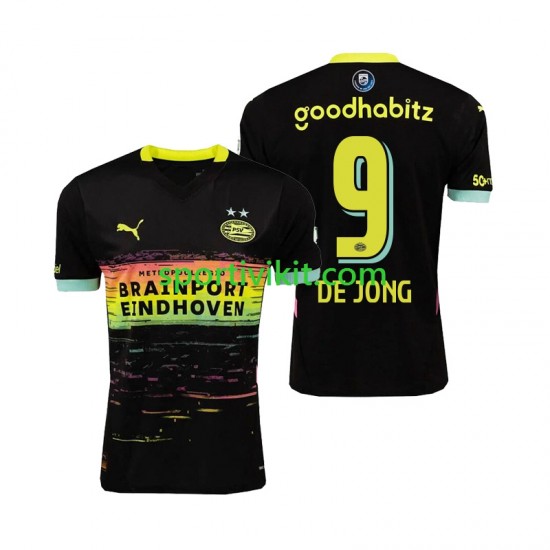 PSV Eindhoven DE JONG 9 Uomo Maglia Seconda 2024-2025 Manica Corta