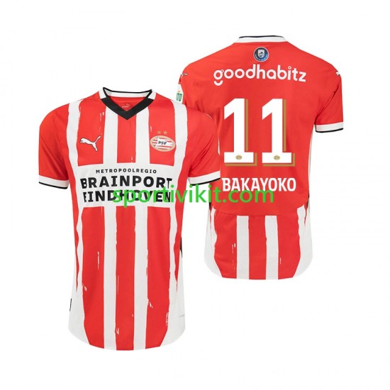 PSV Eindhoven Johan Bakayoko 11 Uomo Maglia Prima 2024-2025 Manica Corta PSV Eindhoven Johan Bakayoko 11 Uomo Maglia Prima 2024-2025 Manica Corta