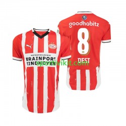 PSV Eindhoven Sergino Dest 8 Uomo Maglia Prima 2024-2025 Manica Corta