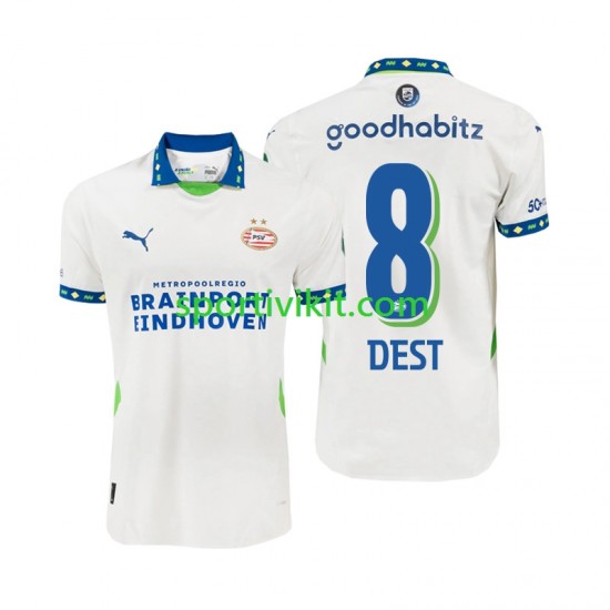 PSV Eindhoven Sergino Dest 8 Uomo Maglia Terza 2024-2025 Manica Corta