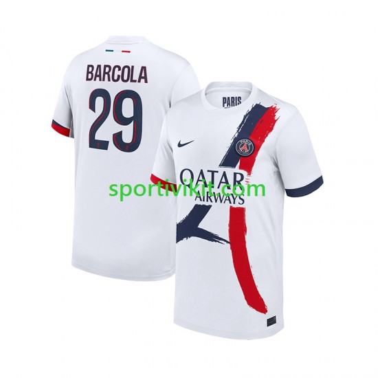 Paris Saint-Germain Bradley Barcola 29 Uomo Maglia Seconda 2024-2025 Manica Corta Paris Saint-Germain Bradley Barcola 29 Uomo Maglia Seconda 2024-2025 Manica Corta