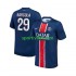 Paris Saint-Germain Bradley Barcola 29 Uomo Maglia Prima 2024-2025 Manica Corta