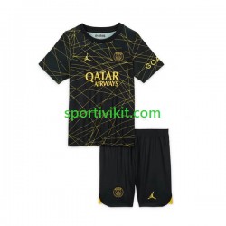Completo da calcio Bambini Paris Saint-Germain Maglia Quarto 2022-2023 Manica Corta