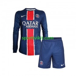 Completo da calcio Bambini Paris Saint-Germain Maglia Prima 2024-2025 Manica Lunga