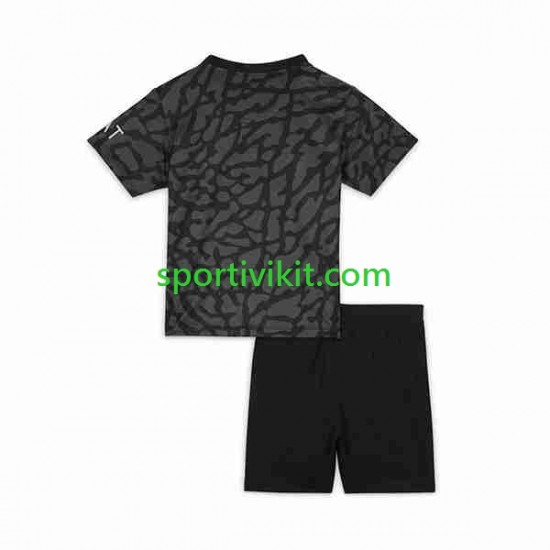 Completo da calcio Bambini Paris Saint-Germain Maglia Terza 2023-2024 Manica Corta