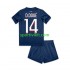 Completo da calcio Bambini Paris Saint-Germain Desire Doue 14 Maglia Prima 2024-2025 Manica Corta